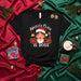 Abuelita Claus Is Boss Christmas Shirt, Latina Grandma Holiday T-Shirt, Mexican Abuela Festive Tee, Funny Christmas Gift for Grandmother, Family Matching Xmas Top, Poinsettia Bells Present Santa Hat Design Mexicada