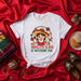 Abuelita Claus Is Watching You Funny Christmas T-Shirt, Mexican Grandma Holiday Fiesta Tee, Winking Abuela with Sombrero and Poncho, Latinx Family Gift, Navidad Celebration Shirt Mexicada