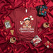 Abuelita Claus Queen of Chisme T-Shirt | Funny Grandma Christmas Holiday Shirt | Cute Latina Abuela Gift | Spanish English Mixed Text Tee Mexicada
