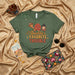 Abuelita's Favorite Trouble T-Shirt with Maraca, Rose, and Latina Graphic | Funny Hispanic Granddaughter or Grandson Gift for Grandma, Abuela, or Mother's Day Mexicada