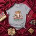 Abuelito Claus Drinks Ponche: Funny Mexican Santa with Sombrero Christmas T-Shirt, Holiday Spanish Phrase Tee, Festive Winter Drink Graphic Shirt. Mexicada