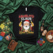 Abuelito Claus Loves Chelas Mexican Christmas T-Shirt, Funny Hispanic Santa Drinking Beer Holiday Fiesta Tee, Unisex Xmas Gift for Grandpa or Dad in Spanish English Mix, Cute Family Matching Outfit Mexicada