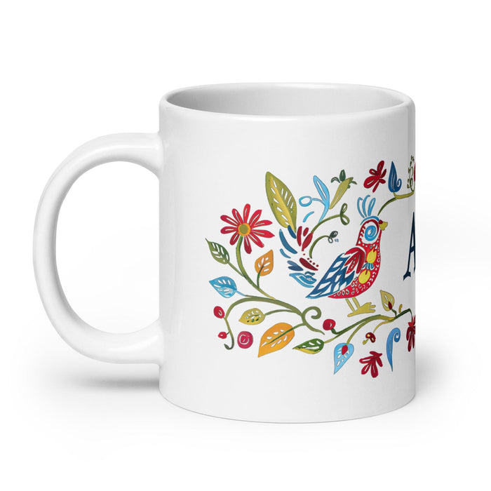 Ace Exclusive Name Art Piece Home Office Work Coffee Mug Mexican Spanish Pride Gift Cup One - Of - A - Kind Calligraphy White Glossy Mug | A11 - Mexicada