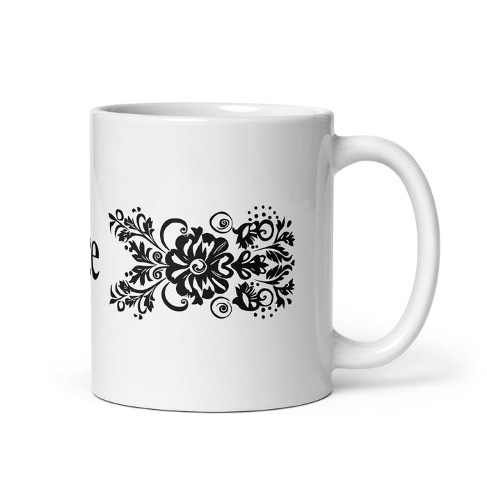 Ace Exclusive Name Art Piece Home Office Work Coffee Mug Mexican Spanish Pride Gift Cup One - Of - A - Kind Calligraphy White Glossy Mug | A13 - Mexicada