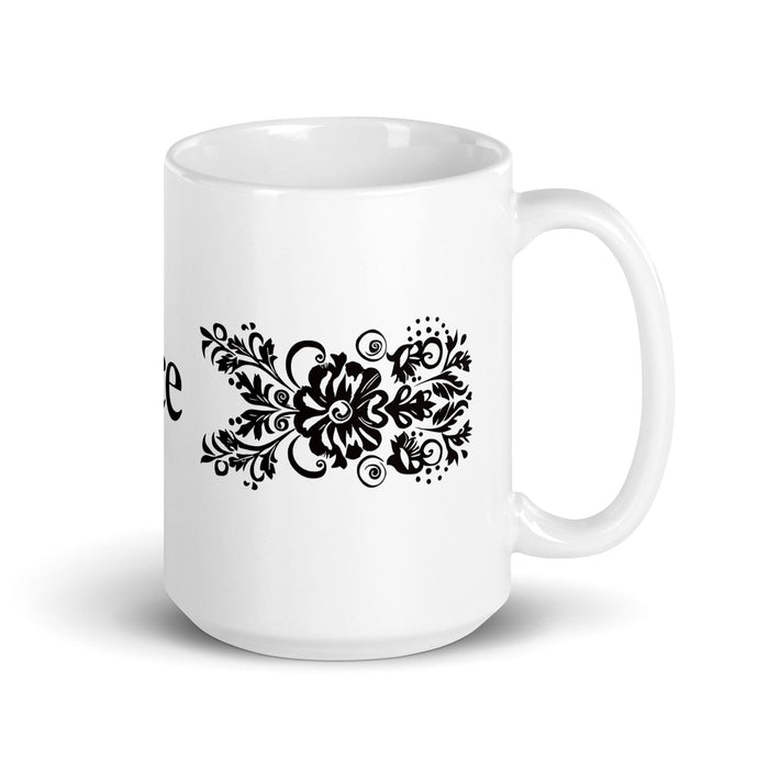 Ace Exclusive Name Art Piece Home Office Work Coffee Mug Mexican Spanish Pride Gift Cup One-Of-A-Kind Calligraphy White Glossy Mug | A13 Mexicada 15 oz