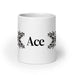 Ace Exclusive Name Art Piece Home Office Work Coffee Mug Mexican Spanish Pride Gift Cup One-Of-A-Kind Calligraphy White Glossy Mug | A13 Mexicada