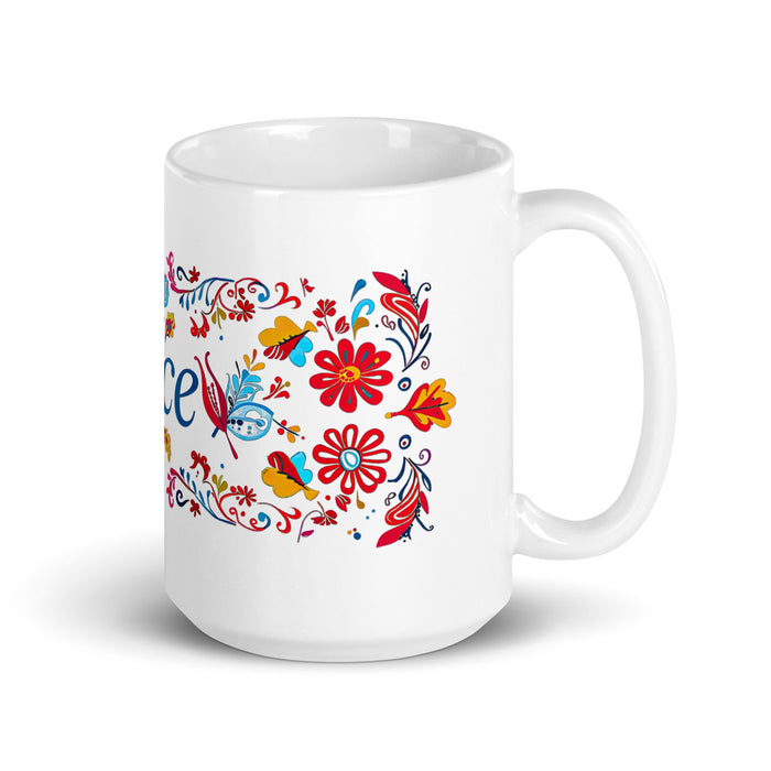 Ace Exclusive Name Art Piece Home Office Work Coffee Mug Mexican Spanish Pride Gift Cup One - Of - A - Kind Calligraphy White Glossy Mug | A14 - Mexicada