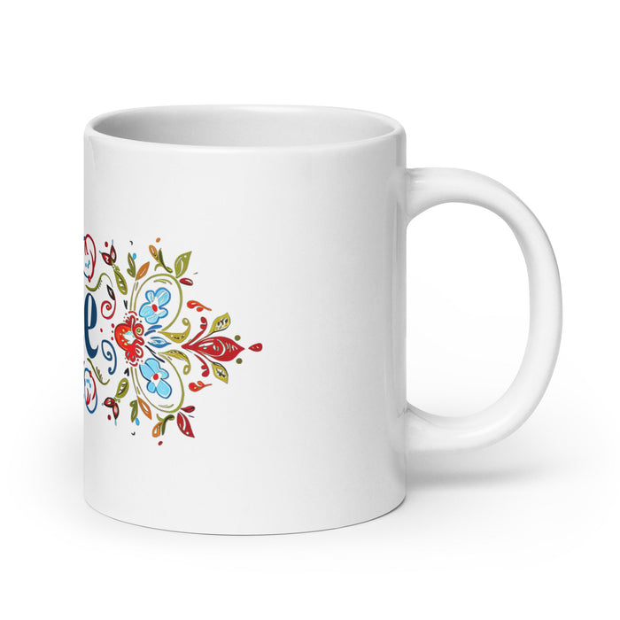 Ace Exclusive Name Art Piece Home Office Work Coffee Mug Mexican Spanish Pride Gift Cup One - Of - A - Kind Calligraphy White Glossy Mug | A15 - Mexicada