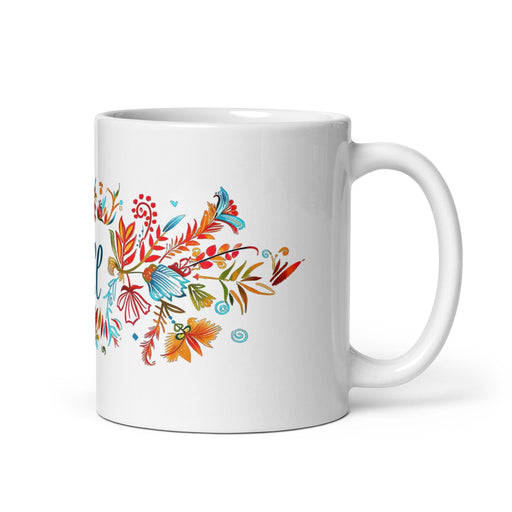 Ace Exclusive Name Art Piece Home Office Work Coffee Mug Mexican Spanish Pride Gift Cup One-Of-A-Kind Calligraphy White Glossy Mug | A16 Mexicada 11 oz