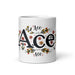 Ace Exclusive Name Art Piece Home Office Work Coffee Mug Mexican Spanish Pride Gift Cup One-Of-A-Kind Calligraphy White Glossy Mug | A17 Mexicada