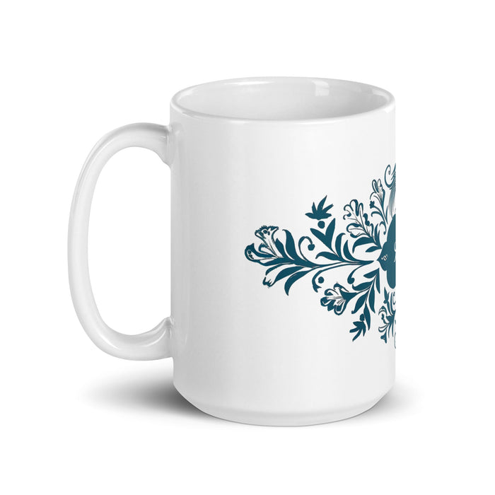 Ace Exclusive Name Art Piece Home Office Work Coffee Mug Mexican Spanish Pride Gift Cup One - Of - A - Kind Calligraphy White Glossy Mug | A19 - Mexicada