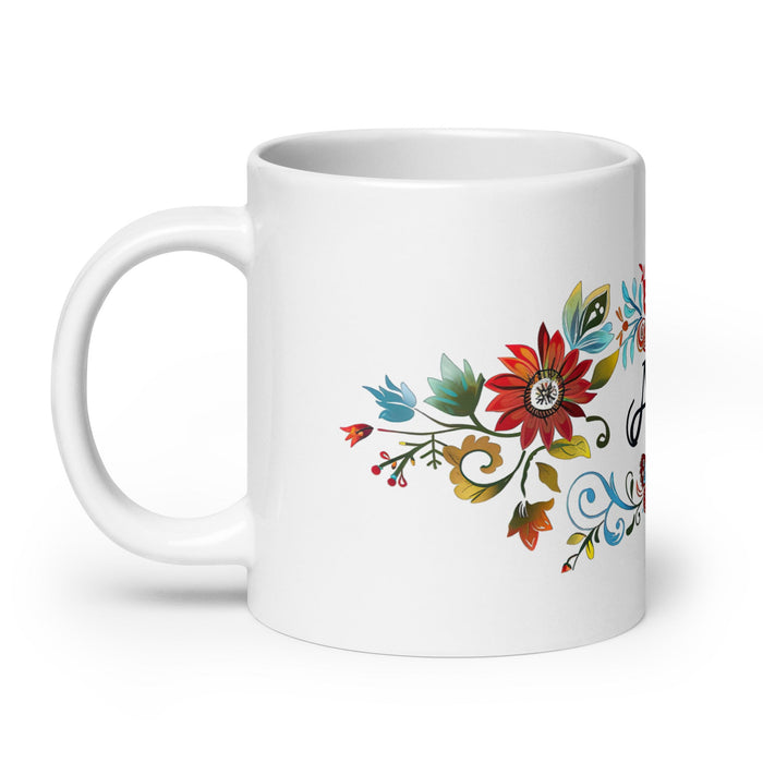 Ace Exclusive Name Art Piece Home Office Work Coffee Mug Mexican Spanish Pride Gift Cup One - Of - A - Kind Calligraphy White Glossy Mug | A22 - Mexicada