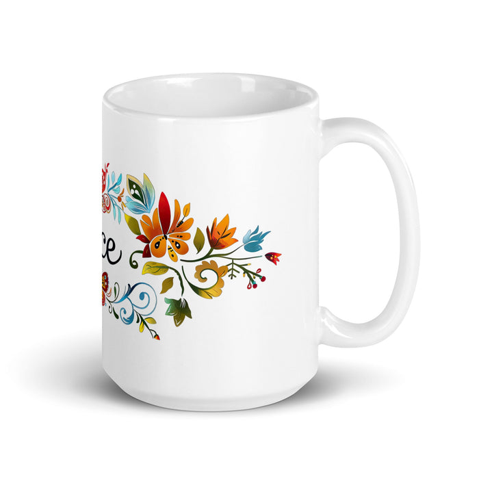 Ace Exclusive Name Art Piece Home Office Work Coffee Mug Mexican Spanish Pride Gift Cup One - Of - A - Kind Calligraphy White Glossy Mug | A22 - Mexicada