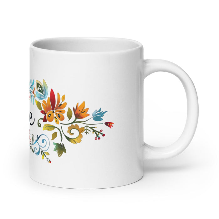 Ace Exclusive Name Art Piece Home Office Work Coffee Mug Mexican Spanish Pride Gift Cup One-Of-A-Kind Calligraphy White Glossy Mug | A22 Mexicada 20 oz