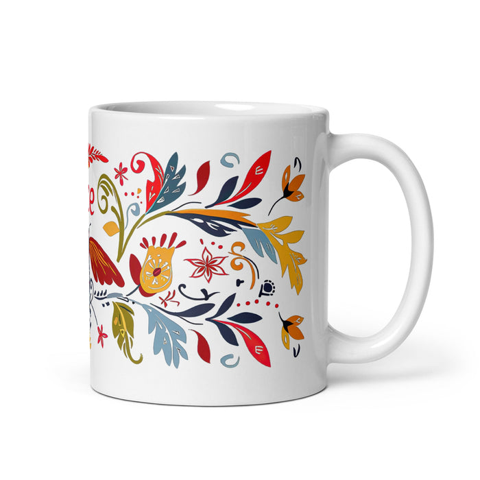 Ace Exclusive Name Art Piece Home Office Work Coffee Mug Mexican Spanish Pride Gift Cup One - Of - A - Kind Calligraphy White Glossy Mug | A3 - Mexicada