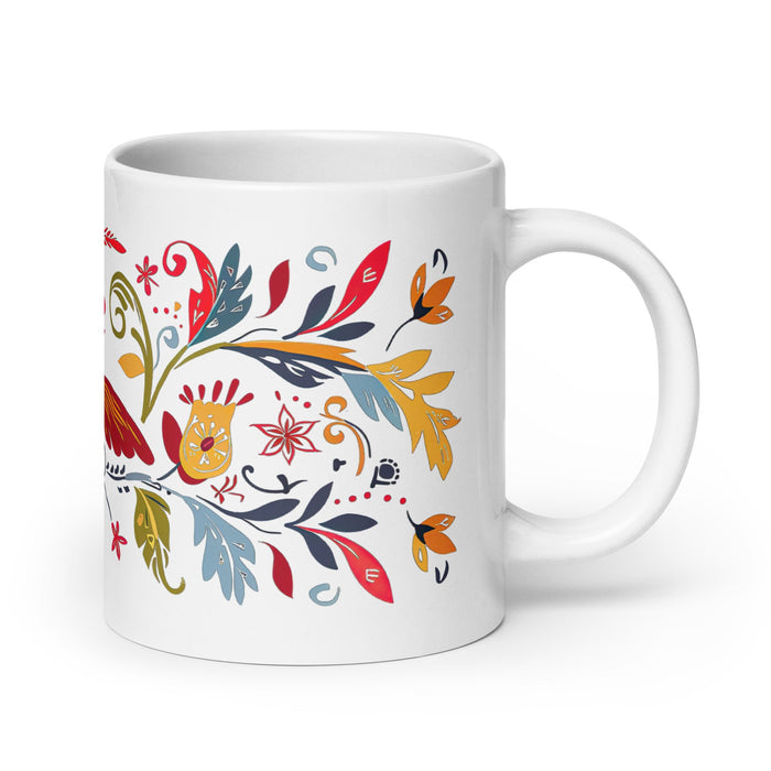 Ace Exclusive Name Art Piece Home Office Work Coffee Mug Mexican Spanish Pride Gift Cup One - Of - A - Kind Calligraphy White Glossy Mug | A3 - Mexicada