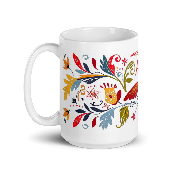 Ace Exclusive Name Art Piece Home Office Work Coffee Mug Mexican Spanish Pride Gift Cup One-Of-A-Kind Calligraphy White Glossy Mug | A3 Mexicada