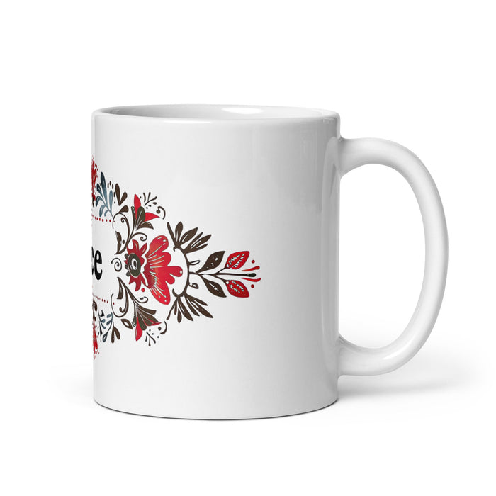 Ace Exclusive Name Art Piece Home Office Work Coffee Mug Mexican Spanish Pride Gift Cup One - Of - A - Kind Calligraphy White Glossy Mug | A4 - Mexicada