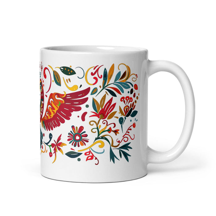 Ace Exclusive Name Art Piece Home Office Work Coffee Mug Mexican Spanish Pride Gift Cup One-Of-A-Kind Calligraphy White Glossy Mug | A5 Mexicada 11 oz