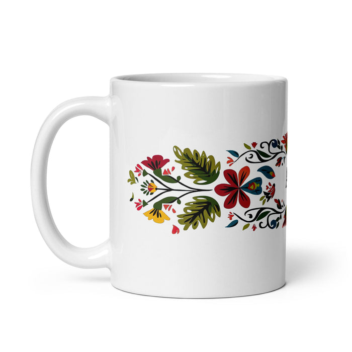 Ace Exclusive Name Art Piece Home Office Work Coffee Mug Mexican Spanish Pride Gift Cup One - Of - A - Kind Calligraphy White Glossy Mug | A6 - Mexicada