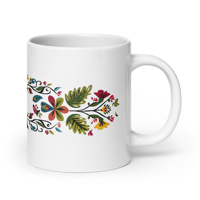 Ace Exclusive Name Art Piece Home Office Work Coffee Mug Mexican Spanish Pride Gift Cup One - Of - A - Kind Calligraphy White Glossy Mug | A6 - Mexicada