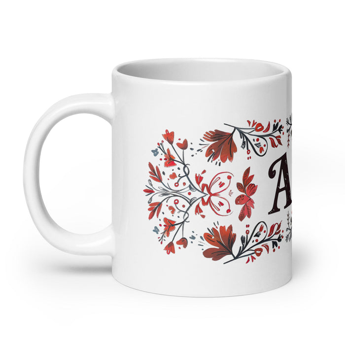 Ace Exclusive Name Art Piece Home Office Work Coffee Mug Mexican Spanish Pride Gift Cup One - Of - A - Kind Calligraphy White Glossy Mug | A7 - Mexicada