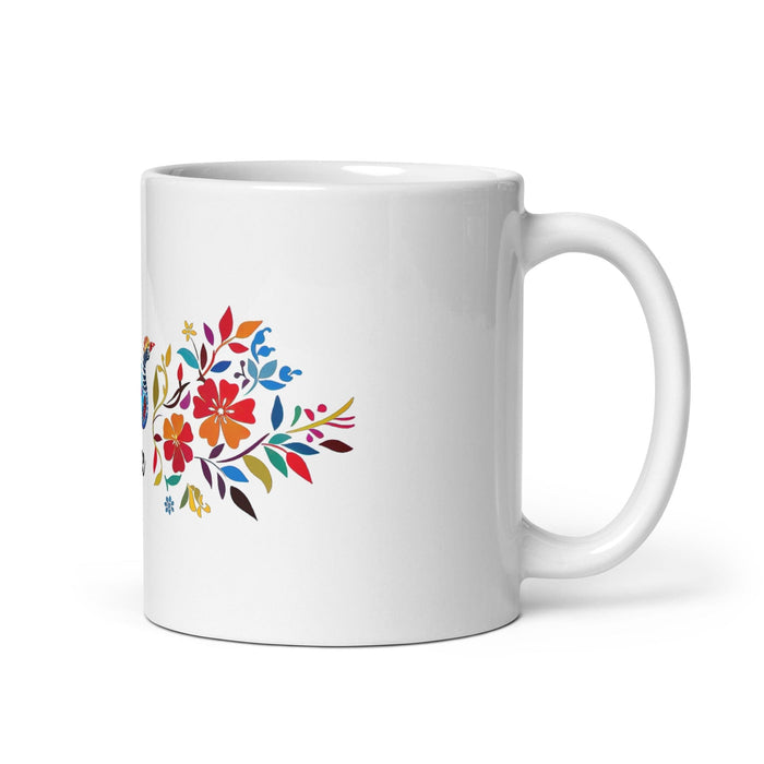 Ace Exclusive Name Art Piece Home Office Work Coffee Mug Mexican Spanish Pride Gift Cup One-Of-A-Kind Calligraphy White Glossy Mug | A8 Mexicada 11 oz