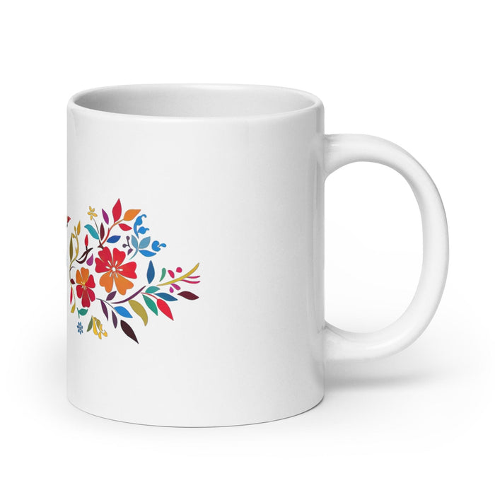 Ace Exclusive Name Art Piece Home Office Work Coffee Mug Mexican Spanish Pride Gift Cup One-Of-A-Kind Calligraphy White Glossy Mug | A8 Mexicada 20 oz