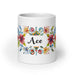 Ace Exclusive Name Art Piece Home Office Work Coffee Mug Mexican Spanish Pride Gift Cup One - Of - A - Kind Calligraphy White Glossy Mug | A9 - Mexicada