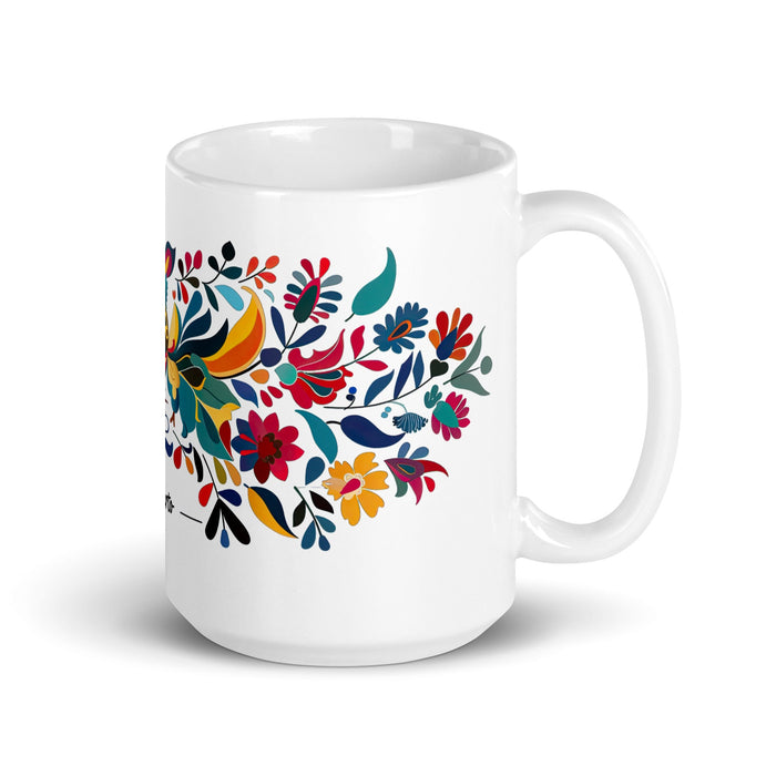 Adalberto Exclusive Name Art Piece Home Office Work Coffee Mug Mexican Spanish Pride Gift Cup One - Of - A - Kind Calligraphy White Glossy Mug | A2 - Mexicada