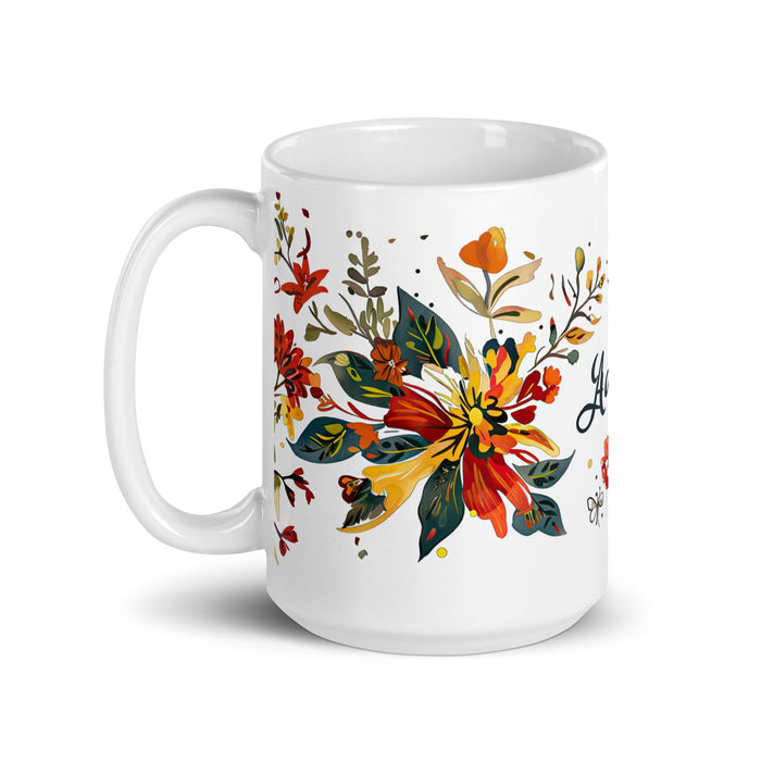 Adán Exclusive Name Art Piece Home Office Work Coffee Mug Mexican Spanish Pride Gift Cup One - Of - A - Kind Calligraphy White Glossy Mug | A6 - Mexicada