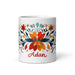 Adán Exclusive Name Art Piece Home Office Work Coffee Mug Mexican Spanish Pride Gift Cup One - Of - A - Kind Calligraphy White Glossy Mug | A8 - Mexicada