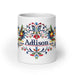 Addison Exclusive Name Art Piece Home Office Work Coffee Mug Mexican Spanish Pride Gift Cup One - Of - A - Kind Calligraphy White Glossy Mug | A11 - Mexicada