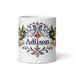 Addison Exclusive Name Art Piece Home Office Work Coffee Mug Mexican Spanish Pride Gift Cup One - Of - A - Kind Calligraphy White Glossy Mug | A11 - Mexicada