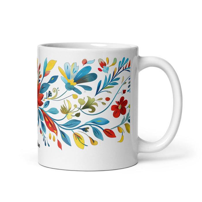 Addison Exclusive Name Art Piece Home Office Work Coffee Mug Mexican Spanish Pride Gift Cup One-Of-A-Kind Calligraphy White Glossy Mug | A15 Mexicada 11 oz