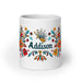 Addison Exclusive Name Art Piece Home Office Work Coffee Mug Mexican Spanish Pride Gift Cup One - Of - A - Kind Calligraphy White Glossy Mug | A17 - Mexicada