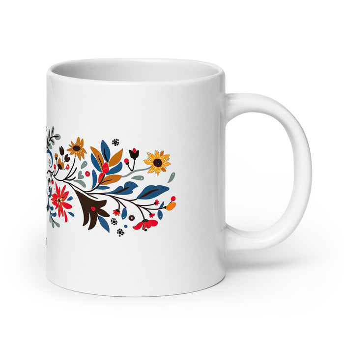 Addison Exclusive Name Art Piece Home Office Work Coffee Mug Mexican Spanish Pride Gift Cup One - Of - A - Kind Calligraphy White Glossy Mug | A8 - Mexicada