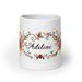 Adeline Exclusive Name Art Piece Home Office Work Coffee Mug Mexican Spanish Pride Gift Cup One - Of - A - Kind Calligraphy White Glossy Mug | A13 - Mexicada