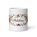 Adeline Exclusive Name Art Piece Home Office Work Coffee Mug Mexican Spanish Pride Gift Cup One-Of-A-Kind Calligraphy White Glossy Mug | A13 Mexicada