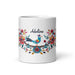 Adeline Exclusive Name Art Piece Home Office Work Coffee Mug Mexican Spanish Pride Gift Cup One-Of-A-Kind Calligraphy White Glossy Mug | A15 Mexicada