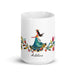 Adeline Exclusive Name Art Piece Home Office Work Coffee Mug Mexican Spanish Pride Gift Cup One - Of - A - Kind Calligraphy White Glossy Mug | A2 - Mexicada