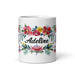 Adeline Exclusive Name Art Piece Home Office Work Coffee Mug Mexican Spanish Pride Gift Cup One - Of - A - Kind Calligraphy White Glossy Mug | A3 - Mexicada