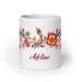 Adeline Exclusive Name Art Piece Home Office Work Coffee Mug Mexican Spanish Pride Gift Cup One-Of-A-Kind Calligraphy White Glossy Mug | A6 Mexicada