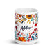 Adeline Exclusive Name Art Piece Home Office Work Coffee Mug Mexican Spanish Pride Gift Cup One-Of-A-Kind Calligraphy White Glossy Mug | A9 Mexicada