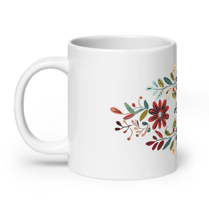 Adrian Exclusive Name Art Piece Home Office Work Coffee Mug Mexican Spanish Pride Gift Cup One - Of - A - Kind Calligraphy White Glossy Mug | A1 - Mexicada