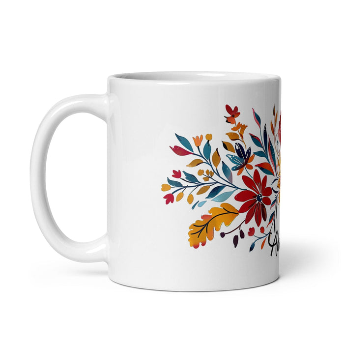 Adrian Exclusive Name Art Piece Home Office Work Coffee Mug Mexican Spanish Pride Gift Cup One-Of-A-Kind Calligraphy White Glossy Mug | A2 Mexicada