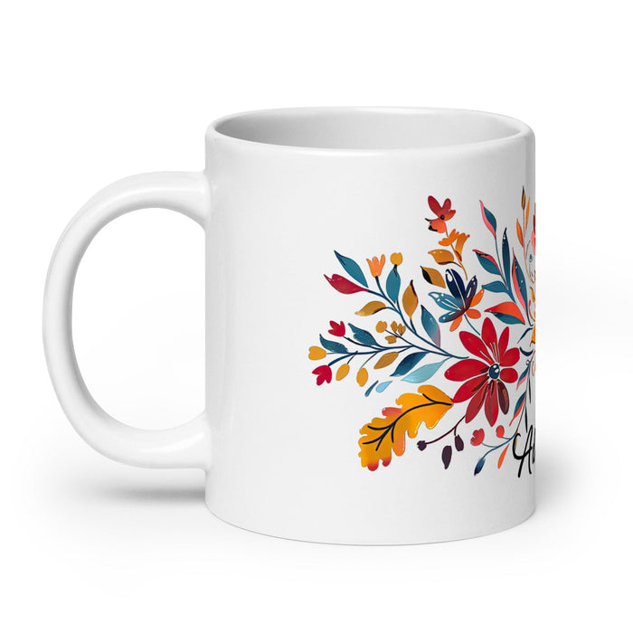 Adrian Exclusive Name Art Piece Home Office Work Coffee Mug Mexican Spanish Pride Gift Cup One-Of-A-Kind Calligraphy White Glossy Mug | A2 Mexicada