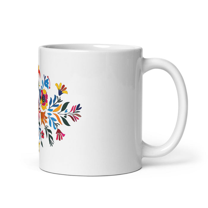 Adrian Exclusive Name Art Piece Home Office Work Coffee Mug Mexican Spanish Pride Gift Cup One - Of - A - Kind Calligraphy White Glossy Mug | A5 - Mexicada