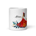 Adriana Exclusive Name Art Piece Home Office Work Coffee Mug Mexican Spanish Pride Gift Cup One - Of - A - Kind Calligraphy White Glossy Mug | A1 - Mexicada