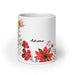 Adriana Exclusive Name Art Piece Home Office Work Coffee Mug Mexican Spanish Pride Gift Cup One - Of - A - Kind Calligraphy White Glossy Mug | A10 - Mexicada